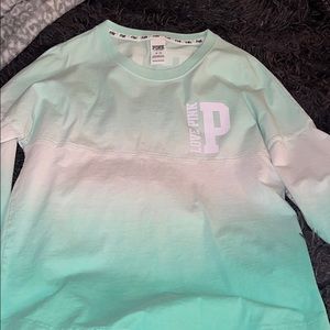 Victoria’s Secret Pink Long Sleeve Ombré Top
